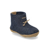 glerups Boot kids Boot with leather sole Denim